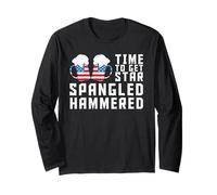 Time to Get Star Spangled Hammered America Drinking 4th July Manche Longue