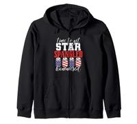 Time to Get Star Spangled Hammered Drinking 4th of July Sweat à Capuche