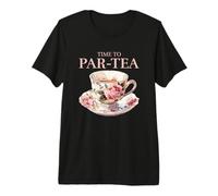 Time to ParTEA Party Déclaration de thé Amusante T-Shirt Haut de Gamme