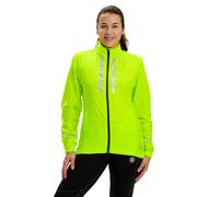 Time To Run Veste de Course a Pied Pour Femme Avec Poches - Légère Coupe-Vent Respirant - Idéal Pour L'exercice et Le Jogging - de L Vert Citron