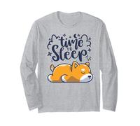 Time to Sleep Adorable Chien endormi Manche Longue