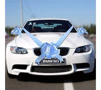 Time to Sparkle 3 Nœud de 7 Mètres Ruban Mariage Voiture Kit Décoration-Bleu bébé