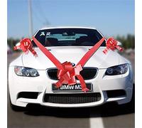 Time to Sparkle 5 Nœud de 7 Mètres Ruban Mariage Voiture Kit Décoration-Red