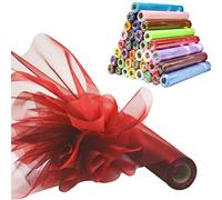 Time to Sparkle (Opéra) 29cm X 26M Rouleau Organza Chemin de Table Chaise Echarpe Nœud Mariage Ceremonie Fête Noël
