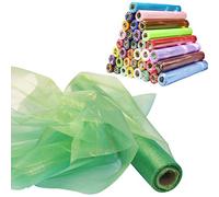 Time to Sparkle (Pommier) 29cm X 26M Rouleau Organza Chemin de Table Chaise Echarpe Nœud Mariage Ceremonie Fête Noël