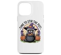 Time to Stir The Pot Raton Laveur Sorcière Halloween Coque pour iPhone 13 Pro Max