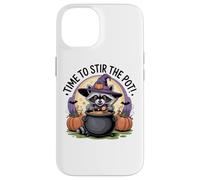 Time to Stir The Pot Raton Laveur Sorcière Halloween Coque pour iPhone 14
