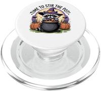 Time to Stir The Pot Raton Laveur Sorcière Halloween PopSockets PopGrip pour MagSafe