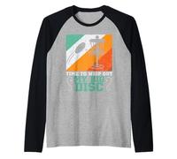 Time To Whip Out My Big Disc Panier de golf pour homme et femme Manche Raglan