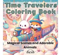 Time travelers coloring book: Magical scenes and adorable animals
