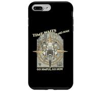 Time Waits for No Man Adventure ADV Riding Moto Coque pour iPhone 7 Plus/8 Plus