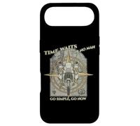 Time Waits for No Man Adventure ADV Riding Moto Coque pour iPhone Air