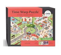 Time Warp Puzzle mystère de 1000 pièces pour Adultes Série Jour et Nuit - Un Puzzle Difficile, Difficile à Changer d'image pour résoudre Les problèmes de 67,6 x 48,9 cm (fête Purrfect)