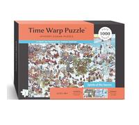 Time Warp Puzzle Series 2 - Scène cachée du lever du soleil au coucher du soleil | Puzzle de 1000 pièces pour adultes | Découvrez une histoire qui se transforme au fur et à mesure que vous construisez