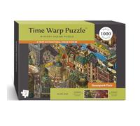 Time Warp Puzzle Series 2 - Scène cachée du lever du soleil au coucher du soleil | Puzzle de 1000 pièces pour adultes | Découvrez une histoire qui se transforme au fur et à mesure que vous construisez