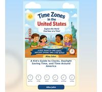 Time Zones Across the USA: A Fun Kids' Guide to Clocks, Places, and Time Changes