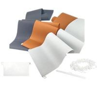 time4blinds - Lamelles de Remplacement pour Stores verticaux - L'ensemble Comprend 1 lamelle, Un Poids, Un Crochet et Une chaîne inférieure - Largeur 89 mm - Longueur 1500 mm - Miel