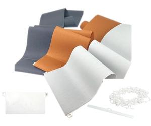 time4blinds - Lamelles de Remplacement pour Stores verticaux - L'ensemble Comprend 1 lamelle, Un Poids, Un Crochet et Une chaîne inférieure - Largeur 89 mm - Longueur 2500 mm - Noir