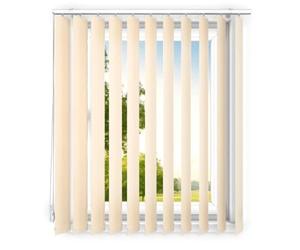 time4blinds - Store à lamelles - Store Vertical - lamelles pour Les Bureaux et pour la Maison et l'appartement - 120x210 cm - Abricot