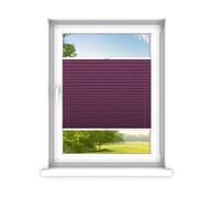 time4blinds - Store plissé sans perçage sur Mesure - Store plissé - Protection Contre Les Regards et Le Soleil - Montage Facile - Store plissé - Fertifplissee - 90x170 cm - Prune