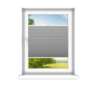 time4blinds - Store plissé sans perçage sur Mesure - Store plissé - Protection Contre Les Regards et Le Soleil - Montage Facile - Store plissé - Fertifplissee - 110x130 cm - Acier