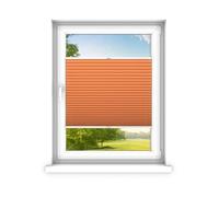 time4blinds - Store plissé sans perçage sur Mesure - Store plissé - Protection Contre Les Regards et Le Soleil - Montage Facile - Store plissé - Fertifplissee - 80x120 cm - Orange