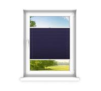 time4blinds - Store plissé sans perçage sur Mesure - Store plissé - Protection Contre Les Regards et Le Soleil - Montage Facile - Store plissé - Fertifplissee - 50x170 cm - Saphir
