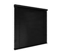 time4blinds - Stores Vénitiens Intérieurs en Aluminium - 1300x2100mm, Commande à Gauche - Lames de 50 mm - Montage Mural ou au Plafond, avec Perçage - pour la Maison - Noir