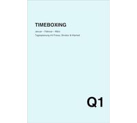 Timeboxing Quartalsplaner Q1: Januar - März • Tagesplaner für 3 Monate mit Zeitblöcken & Reflexion