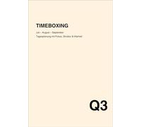 Timeboxing Quartalsplaner Q3: Juli - September • Tagesplaner für 3 Monate mit Zeitblöcken & Reflexion