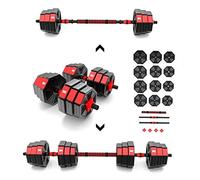 Timebreak Haltères Fitness + Haltères 20 kg Nouveau complet de poids d'entraînement en béton Un set de poids de 20 kg