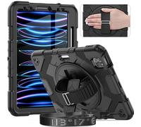 Timecity Étui uniquement pour iPad Air 4e/5e génération 11" pendant 2022-2020/iPad Pro 11" en 2022-2018, schéma de couleurs Superman, cadeaux pour enfants, noir
