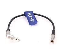 Timecode Câble pour Canon R5C Tentacle Sync DIN1.0/2.3 à 3.5mm TRS Angle droit