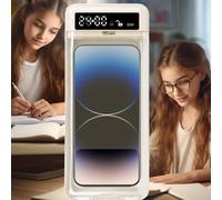 Timed Lock Box - ABS 20x15x10cm | Smart Cellphone Locker Case | Self-Control Habit Booster Box For Travel Bedroom Home Classroom College Dorm Teens Students Adults Work Kids Kitchen