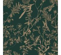 Timeet 41x300c autocollante Peinture murale vert Feuille autocollante pflanze vögel fleurs feuilles Peinture murale autocollante vintage wasserdichte Feuille autocollante pour meubles...