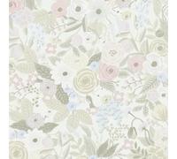 Timeet 44x600c autocollante Peinture murale fleurs beige Feuille autocollante Peinture murale à fleurs vintage à fleurs Feuille autocollante pour meubles autocollante vinyle wasserdichte...