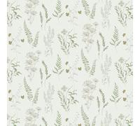 Timeet Papier peint autocollant - 44 x 1000 cm - Feuille beige - Film autocollant - En vinyle imperméable - Pour chambre à coucher, salon, cuisine, mur, meubles