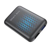 TIMEKNOW Adattatore Wireless CarPlay Con Netflix YoutubeTikTok, adattatore Wireless Con Apple Carplay&Android Auto 3 in 1 AI Box per Auto Con cavo di fabbrica CarPlay