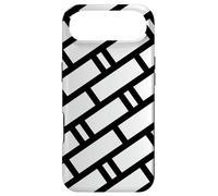 Timeless Bicolor Rectangle White and Black Metro Tiles Coque pour iPhone Air