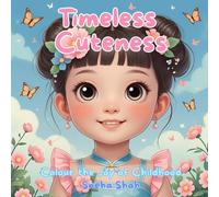 Timeless Cuteness: Big-Eyed Kids, Heartwarming Scenes & Spot the Teddy fun - A Relaxing Coloring Book for Stress Relief & Joy, 25 illustrations and Blank Backs, 8.5 x 8.5 in (All Ages)