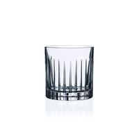 Timeless Italian Crystal Lot de 6 verres à whisky double style ancien 36 cl