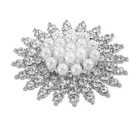 Timeless Pearl Brooch Clip Fashionable Chest Pin Versatile Scarf Buckle Women's Jewelry