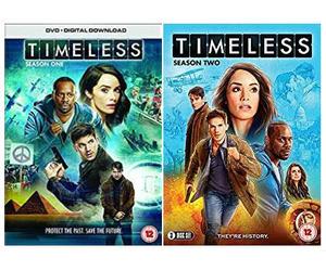 Timeless Season 1-2 [Official UK release] Complete DVD Collection + Special Features + Deleted Scenes + Gag Reel