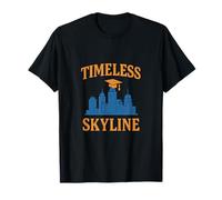 Timeless Skyline City College Pride Bleu Orange T-Shirt