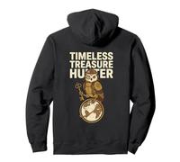 Timeless Treasure Hunter Steampunk Owl Explorer Club Humour Sweat à Capuche