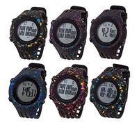 Timemark Mixte Digital Automatique Montre avec Bracelet en Caoutchouc TM1155