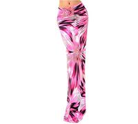 TIMEMEAN Femmes Décontracté Rayé Taille élastique Moulante Crayon Jupe Longue Taille Haute Extensible Enveloppement Midi Genou Longueur Jupes