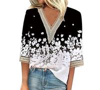 TIMEMEAN Top Court Sexy Chemise Japonaise Top Court Sexy Blouse Professionnelle Femme Chemisier De Soirée Grande Taille Chemisiers Noir Manche Évasée Blouse Blanche Manche Courte Sweat Shirt Femme