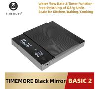 Balance à café numérique Timemore Black Mirror Basic 2 avec débit et USB C