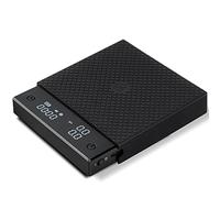 TIMEMORE Black Mirror Basic PRO, Balance de café numérique avec mesure de débit, balance pour barista avec minuteur, balance pour espresso, Balance de cuisine 0,1g/2kg, Noir